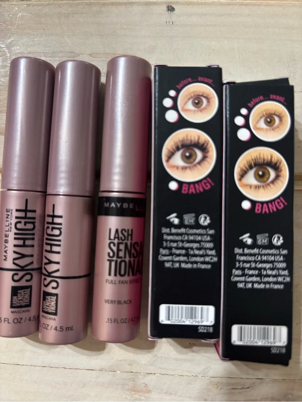 Benefit BADgal & Mixed Brand Lash Mascara Set lot of 5 (32)